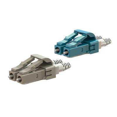 Conector de fibra óptica LC dúplex de color beige 32 mm Conjunto de terminales Fácil de operar