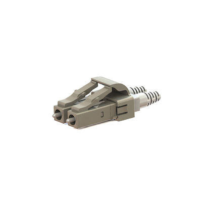Buen precio Conector de fibra óptica LC dúplex de color beige 32 mm Conjunto de terminales Fácil de operar en línea