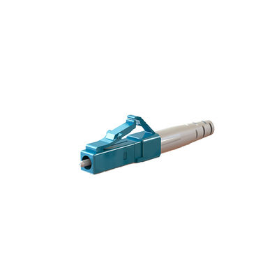 Buen precio Fibra óptica 0.9mm Simplex LC conector de color azul para adaptador en línea
