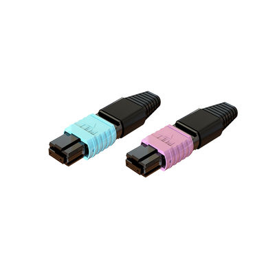 Buen precio Conector de fibra MPO de alineación de alta precisión para redes empresariales de centros de datos en línea