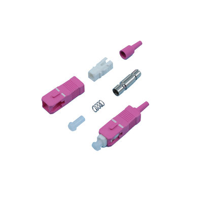 Buen precio Conectores SC 3.0mm Cuadrado Botón Fibra óptica conector kits y adaptadores de alta calidad en línea