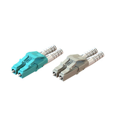 Conector de fibra óptica LC dúplex Conexiones duales para redes de alta densidad
