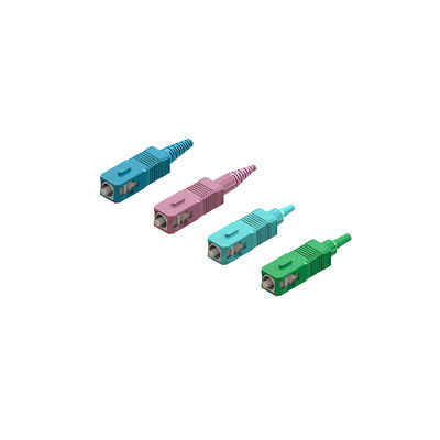 Buen precio Conector de fibra SC multimoda de modo único en kits terminales multicolores en línea