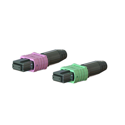 Buen precio Despliegues FTTH Conector MPO de fibra óptica para transmisión óptica paralela en línea