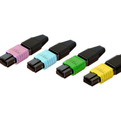 Buen precio Excelente intercambiabilidad y repetibilidad de la cinta de botas MPO conector de fibra en línea
