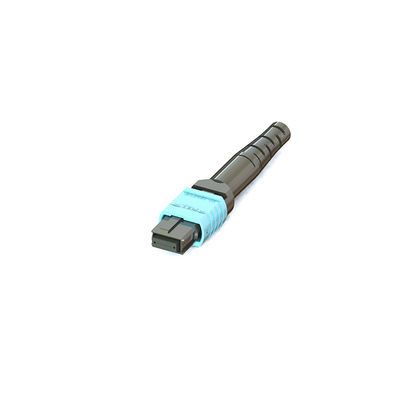 Buen precio El conector de fibra MPO Pigtail admite redes 40G / 100G / 400G en línea