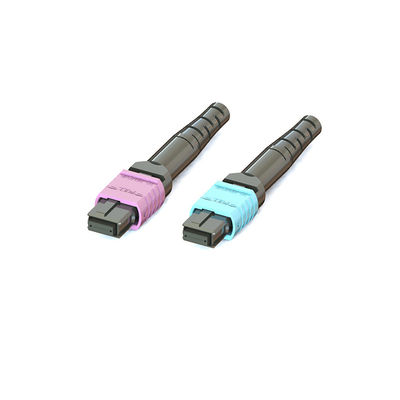 Apto para cordones de parche y pigtails MPO conector de fibra para diversas aplicaciones