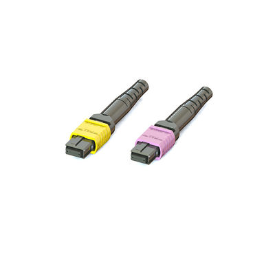 Buen precio 16 núcleos Conector de fibra MPO masculino femenino para una reconfiguración rápida en línea