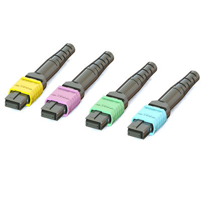 Conector MPO de fibra óptica escalable de alta densidad para centros de datos y redes