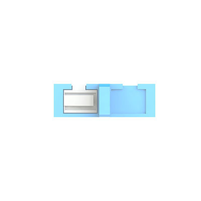 Panel de adaptador de fibra óptica SC con opciones de color negro azul verde y acuático