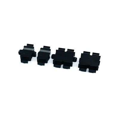 Buen precio Adaptador MPO Negro Color Simplex, Dúplex y Cuádruple Versión, Acoplador MTP con Brida en línea
