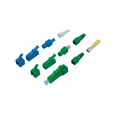 Conector de fibra óptica de tipo LC compacto y duradero para redes de alta densidad