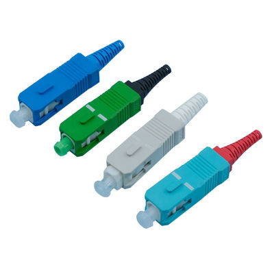 Buen precio Push Pull Tipo SC APC Conector de fibra de fibra óptica Conectores de salto de fibra óptica Fácil de manejar en línea