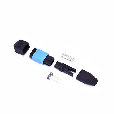Buen precio 3.0mm MT-MPO OM3 Conector de fibra 16/32 Core Offset Key Fibra de soporte de la matriz Diseño de molde en línea